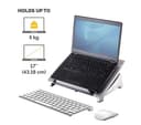 Fellowes Office Suites Laptop Stand 8032006 - Adjustable Laptop Riser with 6 Height Adjustments - Max Laptop Size 17", Max Weight 5KG - Silver & Black thumbnail 3