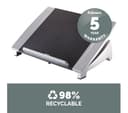 Fellowes Office Suites Laptop Stand 8032006 - Adjustable Laptop Riser with 6 Height Adjustments - Max Laptop Size 17", Max Weight 5KG - Silver & Black thumbnail 7
