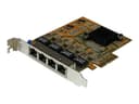 StarTech.com 4 Port Gigabit NIC PCIe Network Card - Quad Port Adapter (ST1000SPEX43) - network adapter - PCIe x4 - Gigabit Ethernet x 4 thumbnail 4