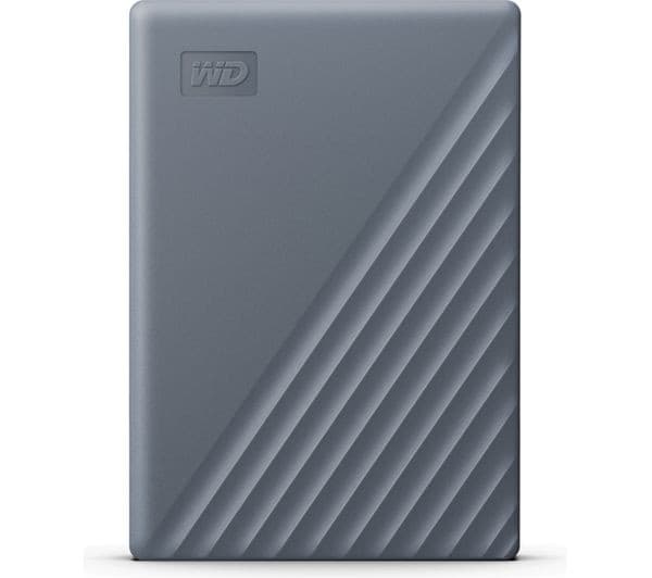 WD My Passport Portable Hard Drive - 6 TB, Grey