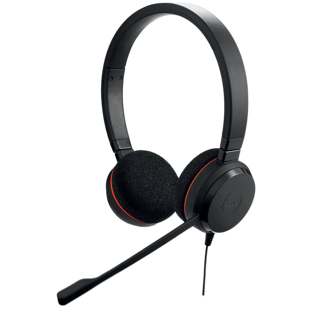 Jabra Evolve 20 UC Stereo Headset Wired Head-band Office/Call center USB Type-C / USB Type-A Black - Image 1