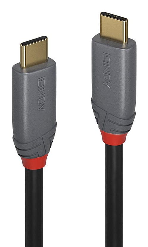 Lindy 36904 USB cable USB 3.2 Gen 2 (3.1 Gen 2) 3 m USB C 10 Gbit/s 100 W Black