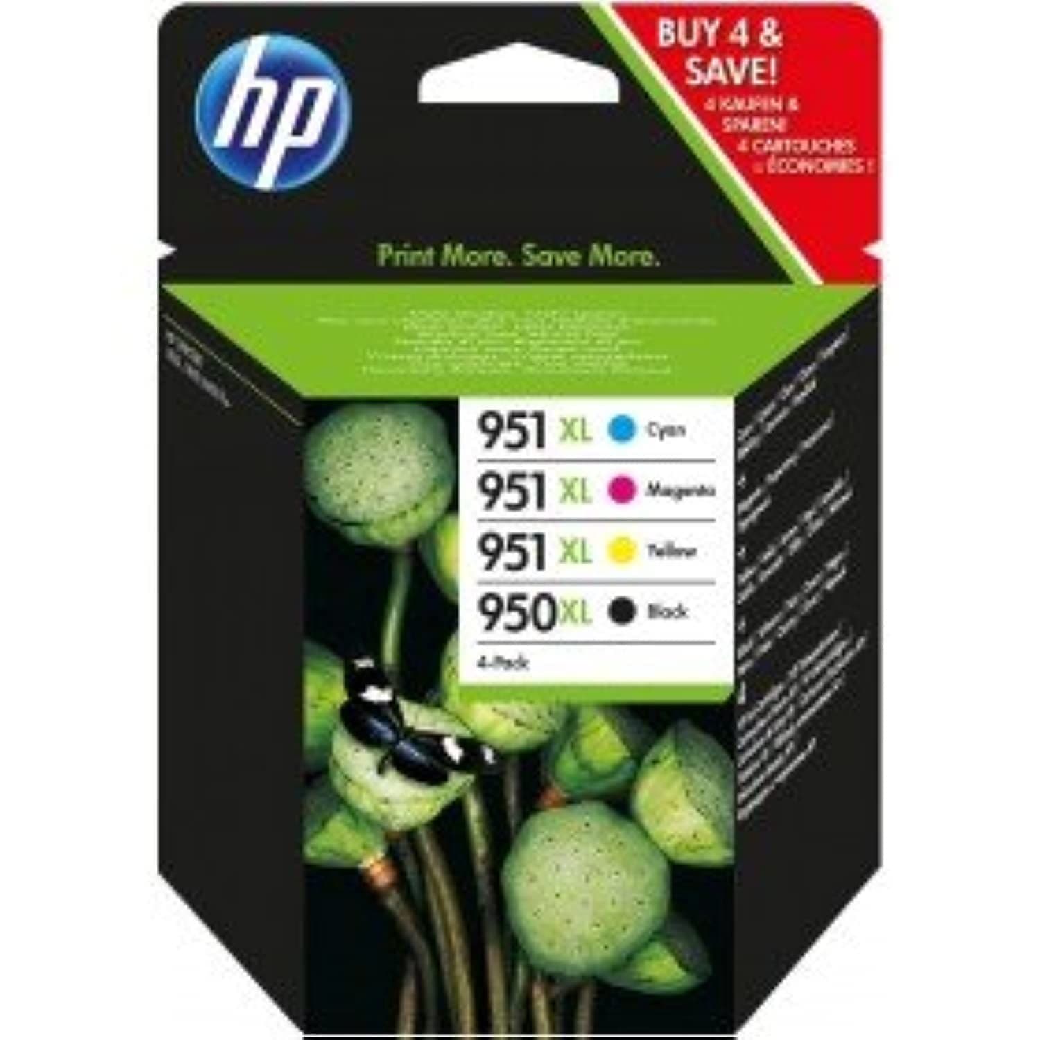 HP C2P43AE 950XL/951XL Original Ink Cartridges - Black/Cyan/Magenta/Yellow