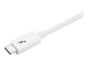 StarTech Thunderbolt 3 Cable 1m USB-C to USB-C 20Gbps 100W PD 4K White (TBLT3MM1MW) thumbnail 7