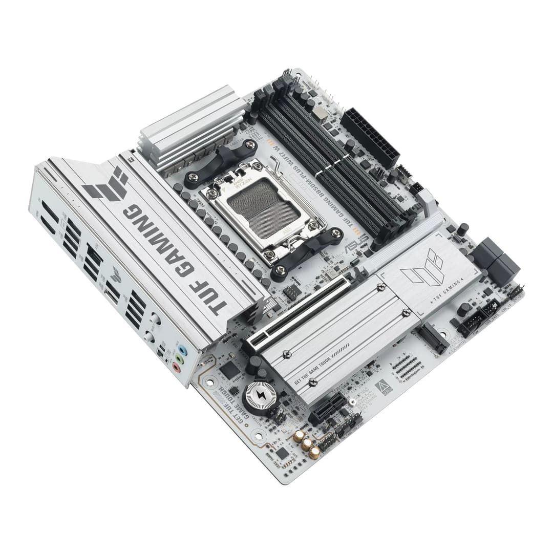 ASUS TUF GAMING B850M-PLUS WIFI7 W B850 Socket AM5 Micro-ATX Motherboard - White - Image 5