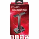 Raiden Dual Headset Stand with 2-Port USB Hub & RGB LED Lighting thumbnail 1