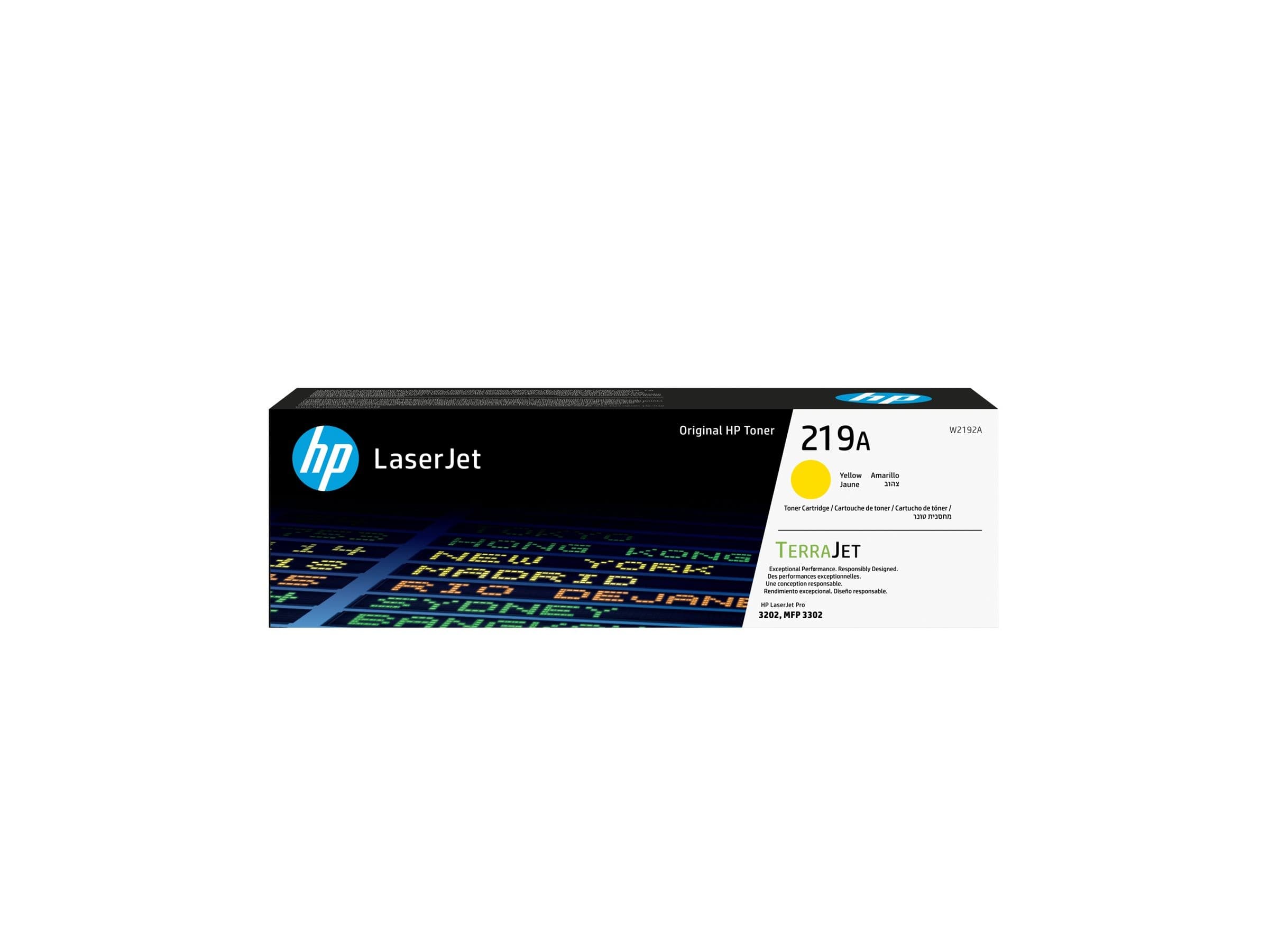 HP 219A Original LaserJet Toner Cartridge - Yellow