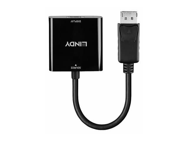 Lindy DisplayPort 1.2 to HDMI 2.0 Active Adapter Converter 4K 60Hz Black (41068) - Image 2