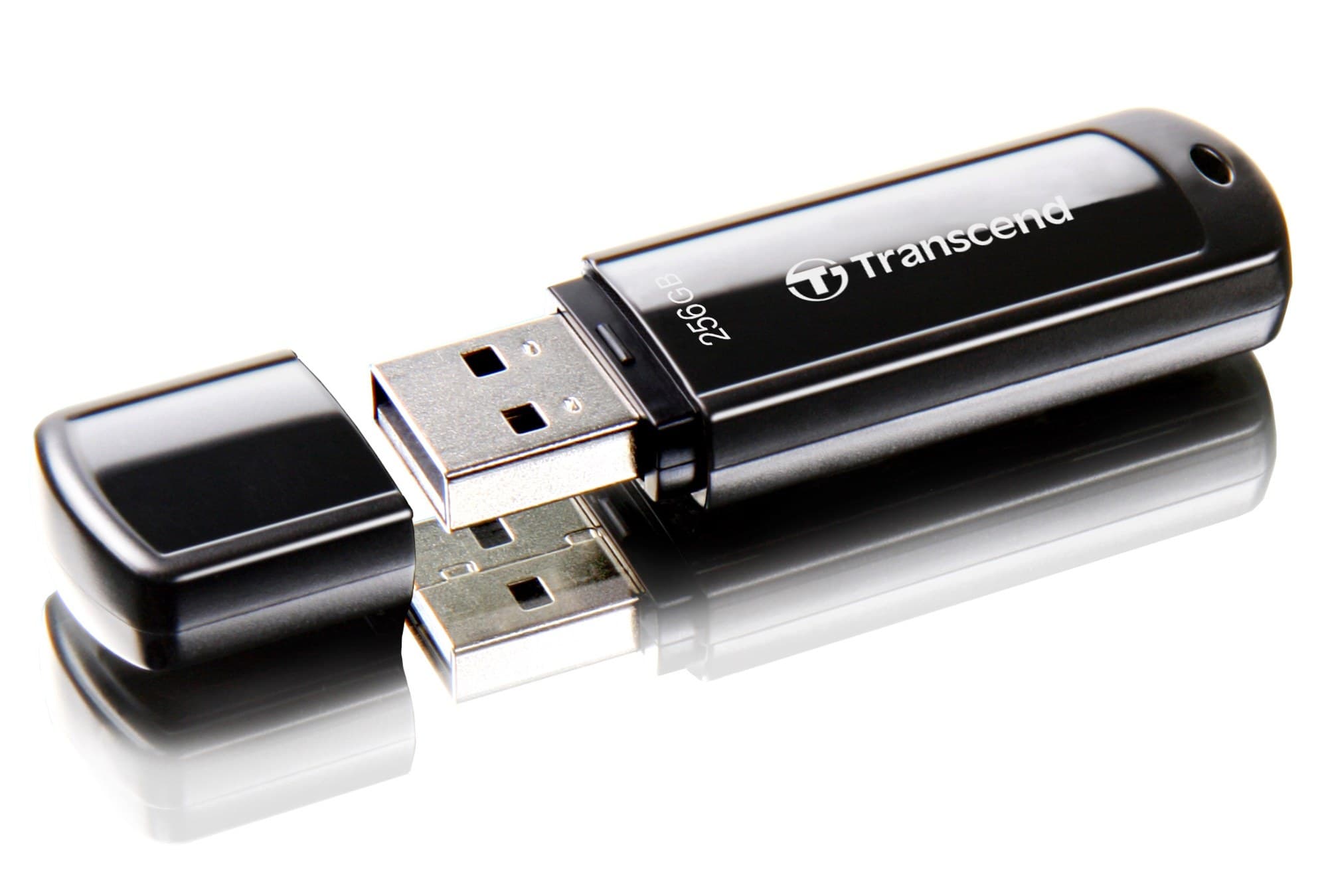 Transcend JetFlash 700 USB 3.0 Flash Drive, Black - 256GB