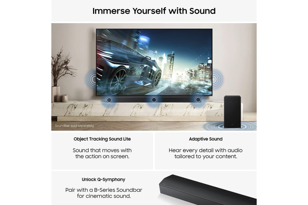 Samsung 55" Crystal UHD U8020H 4K Vision AI Smart TV (2026) - Image 3