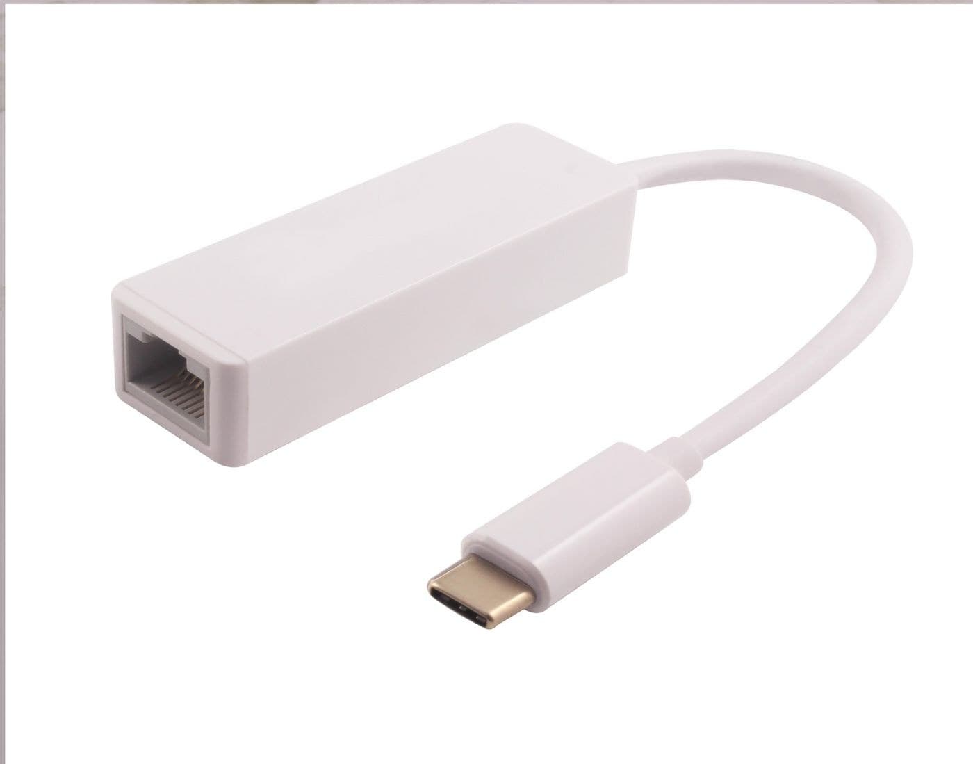 Microconnect USB-C to Gigabit Ethernet (RJ45) Adapter - White (USB3.1CETHW-IT)