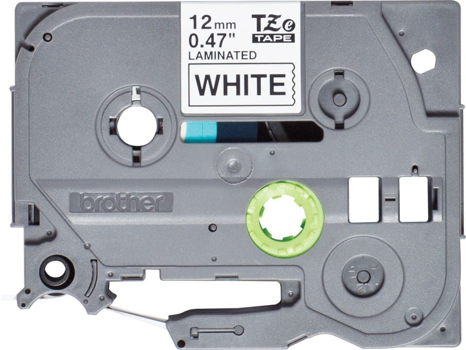 Brother TZe-231S Laminated Label-Making Tape 12mm x 4m Black on White - Image 2