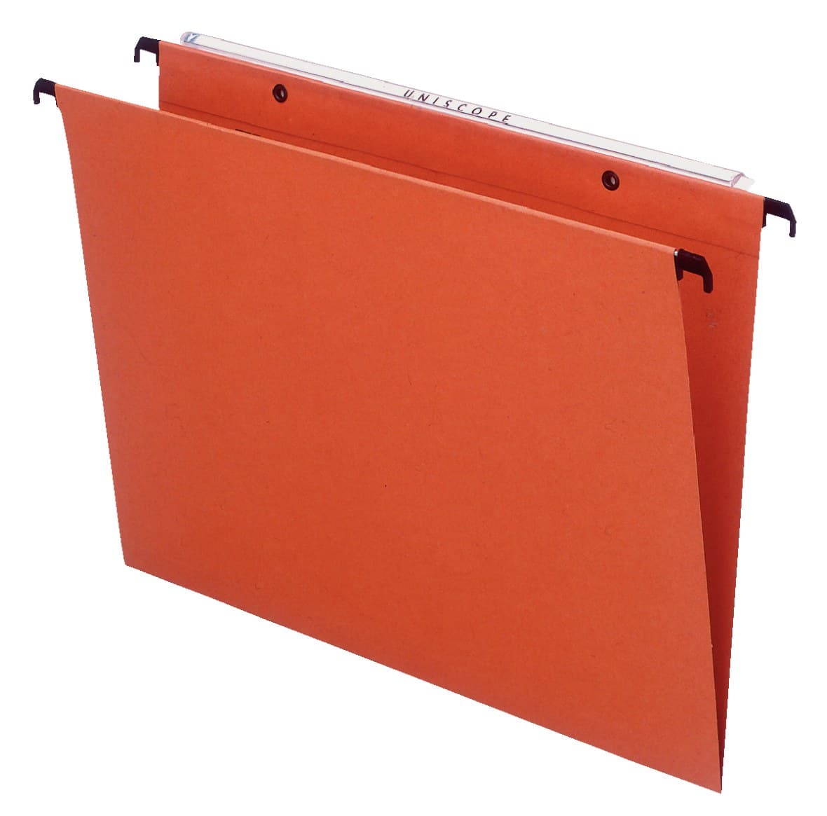 Esselte Orgarex Kori Vertical Suspension File Foolscap V Base Orange (Pack of 50) 10402