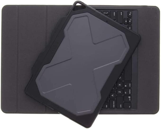 ZAGG Rugged Messenger Backlit Bluetooth Keyboard Folio Case for 10.5-Inch iPad Pro - Black - Image 3