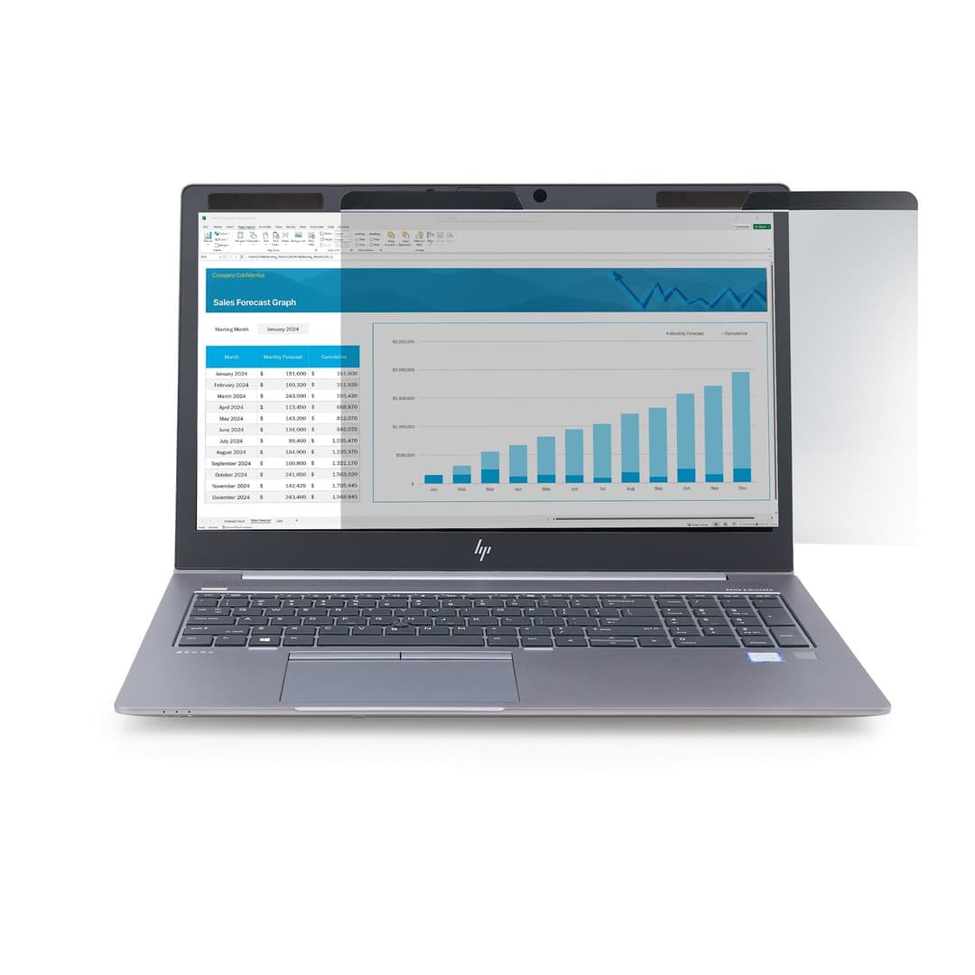 StarTech.com Magnetic Privacy Screen For 13.3-Inch 16:9 Laptop, Reversible Filter, Computer Screen Protector, View Angle 60 deg (+/- 30 deg), TAA Blue Light Shield - Image 4