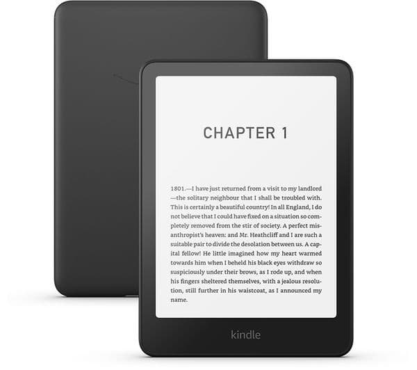 Amazon Kindle Paperwhite (newest gen) – Our fastest Kindle ever, with new glare-free display and weeks of battery life – 16GB – With Ads - Black