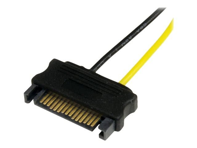 StarTech SATPCIEXADAP 2x SATA Power to 6 Pin PCIe Video Card Power Cable Adapter 15cm - Image 3