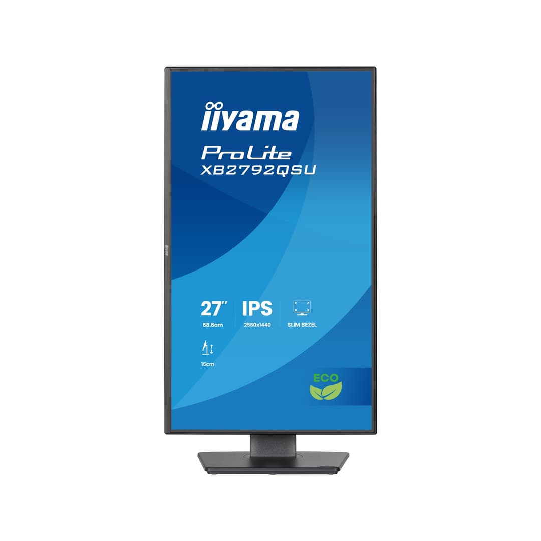 iiyama Prolite XB2792QSU-B1 27" IPS Quad HD 120Hz Energy Efficient Height Adjustable Monitor - Image 2