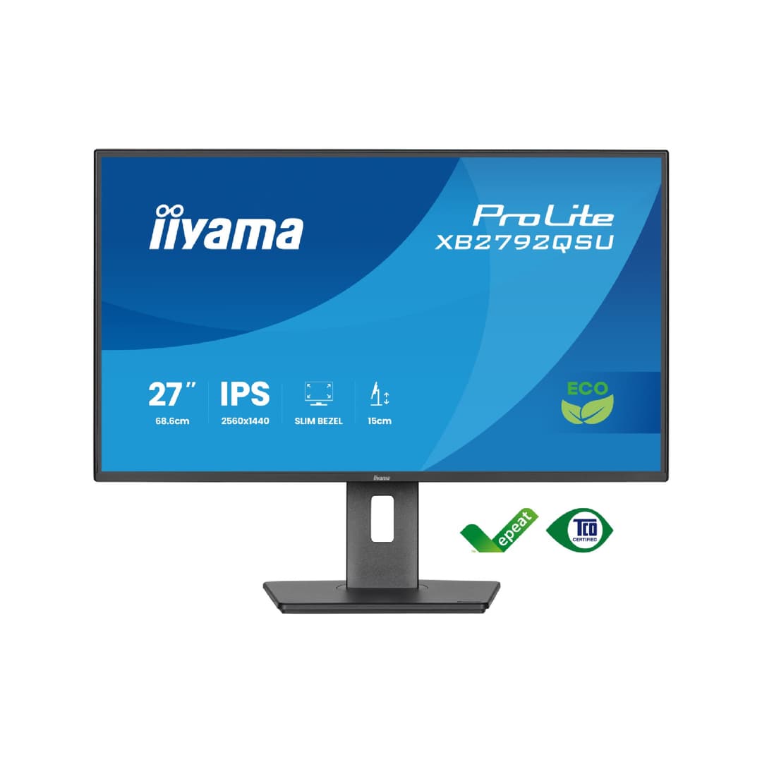 iiyama Prolite XB2792QSU-B1 27" IPS Quad HD 120Hz Energy Efficient Height Adjustable Monitor - Image 9