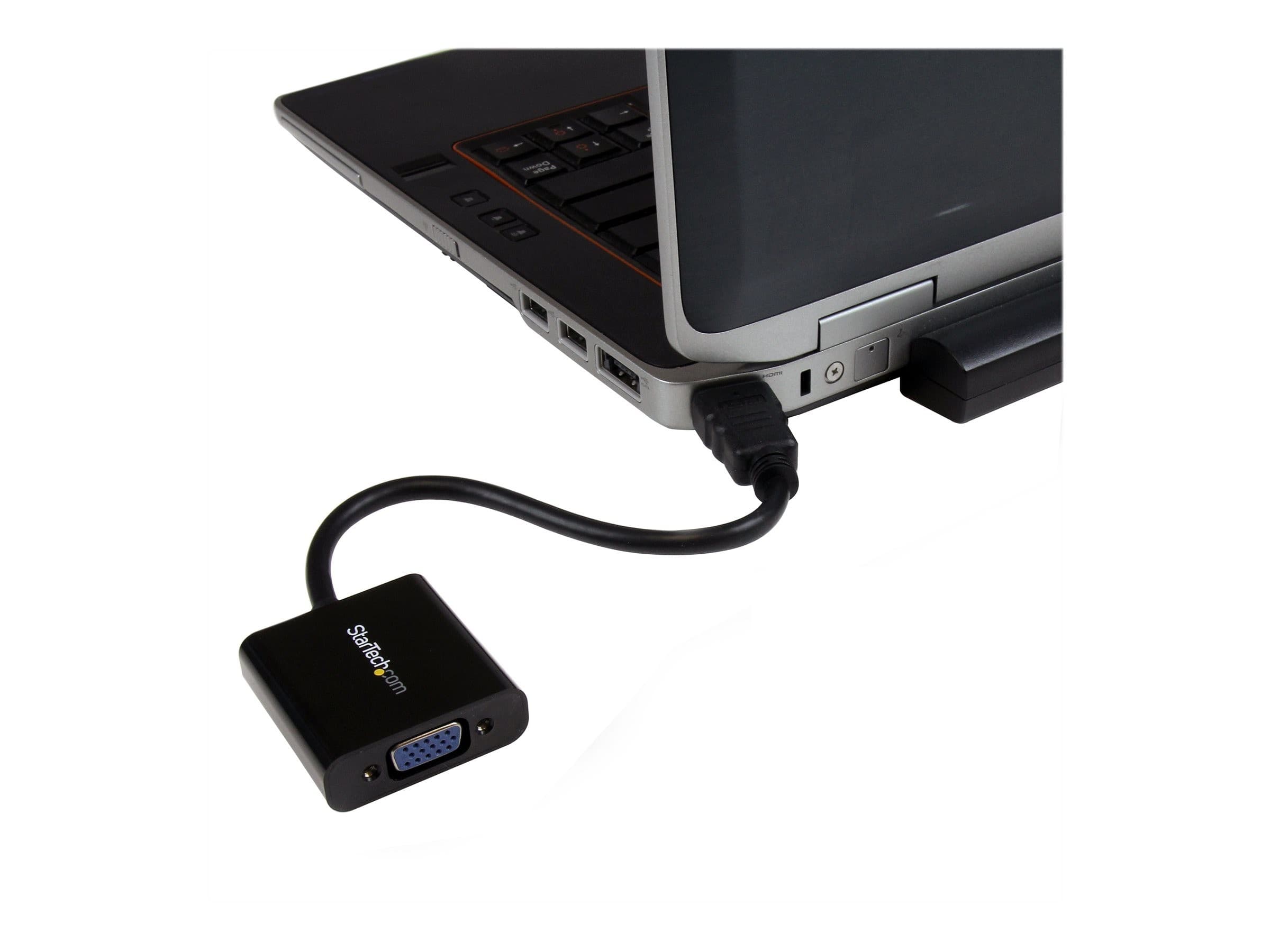 STARTECH HD2VGAE2 HDMI to VGA Adapter Black