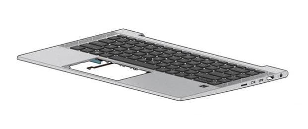 Top Cover W/Keyboard CP+PS BL