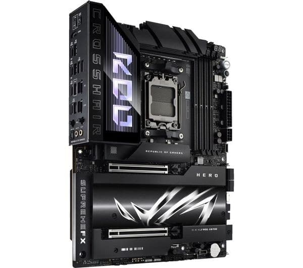 ASUS ROG CROSSHAIR X870E HERO Socket AM5 ATX DDR5 WiFi 7 Motherboard Black - Image 1