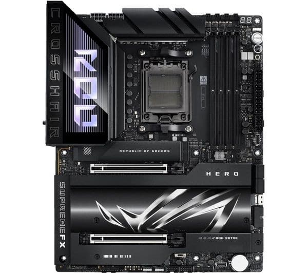 ASUS ROG CROSSHAIR X870E HERO Socket AM5 ATX DDR5 WiFi 7 Motherboard Black - Image 2