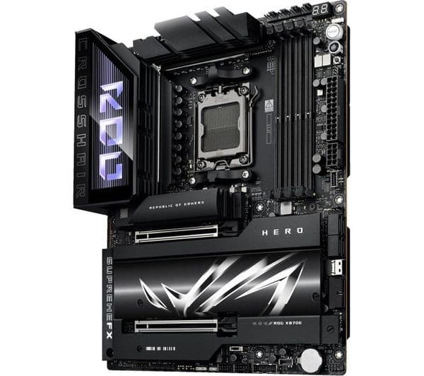 ASUS ROG CROSSHAIR X870E HERO Socket AM5 ATX DDR5 WiFi 7 Motherboard Black - Image 3