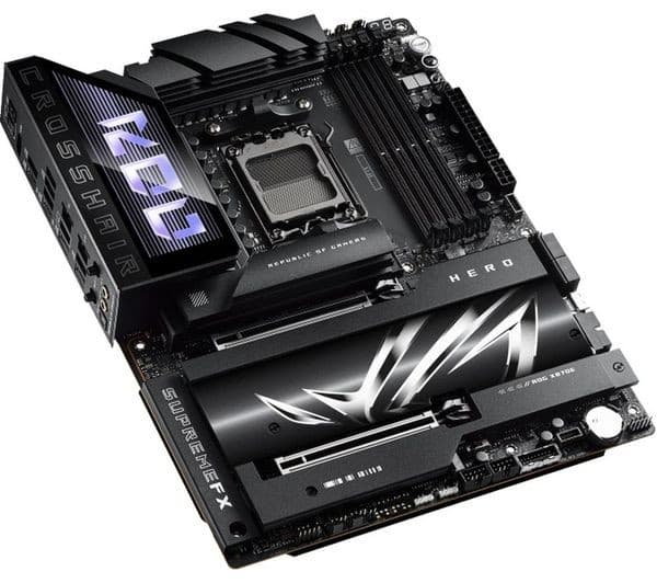 ASUS ROG CROSSHAIR X870E HERO Socket AM5 ATX DDR5 WiFi 7 Motherboard Black - Image 4