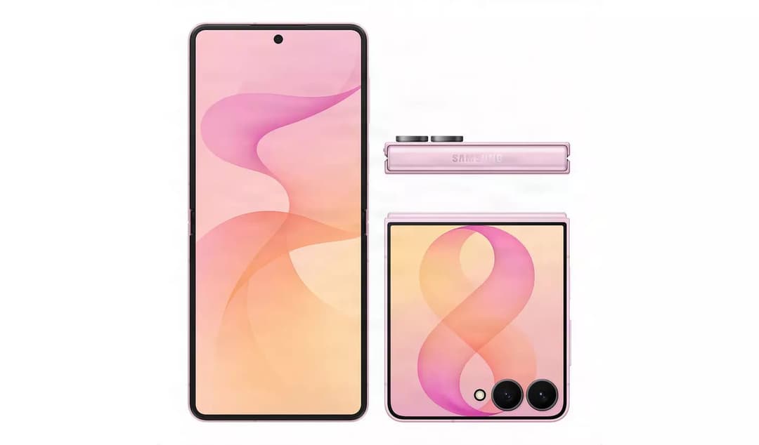 Samsung Galaxy Z Flip8 5G 256GB 12GB RAM Dual SIM Smartphone - Pink - Image 2