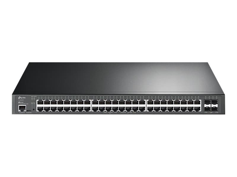 TP-Link JetStream TL-SG3452XP 48-Port Gigabit L2+ Managed Switch with 48-Port PoE+ (500W) and 4x 10GE SFP+