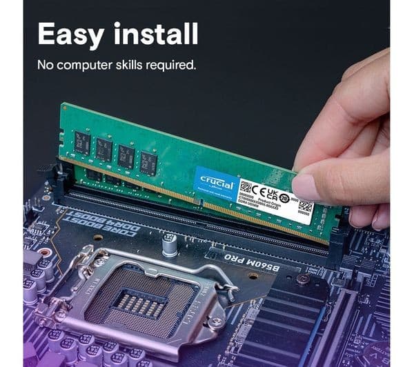 Crucial CT16G4DFRA32A 16 GB (1 x 16 GB) DDR4 3200 MHz UDIMM Desktop PC RAM - Image 5