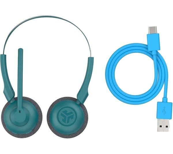 JLab Go Work POP Wireless Headset - Teal - Image 2
