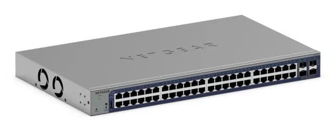 NETGEAR GS752TXUP 48-Port Gigabit Ethernet (10/100/1000) Power over Ethernet (PoE++) 640W Smart Managed Switch with 4x 10G SFP+ Ports 1U Grey
