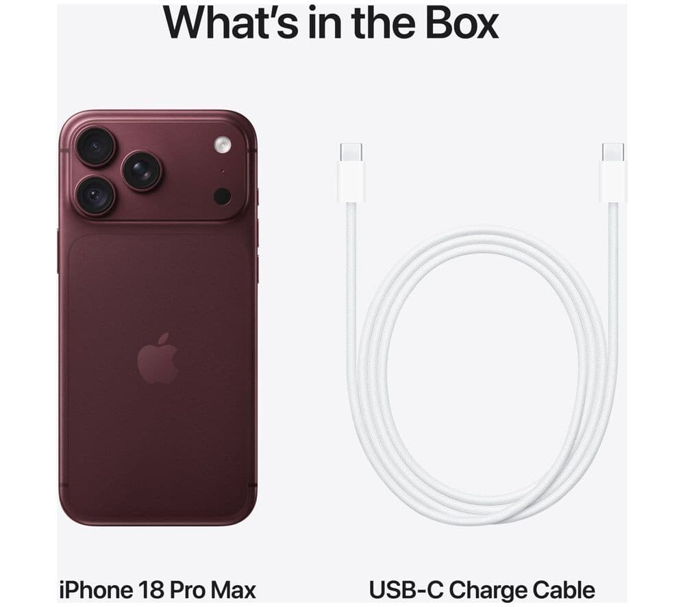 Apple iPhone 18 Pro Max 2TB Burgundy - Image 6