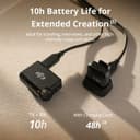 DJI Mic Mini (2 TX + 1 RX) Wireless Microphone Kit - Black thumbnail 4