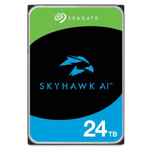 Seagate SkyHawk AI ST24000VE002 24TB 3.5" Serial ATA III Internal Hard Drive 7200 RPM 512MB Cache - Image 2