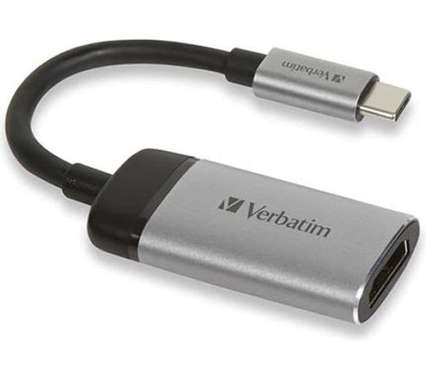 Verbatim 49143 USB Type-C to HDMI Adapter 4K 60Hz 10cm Cable