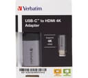 Verbatim 49143 USB Type-C to HDMI Adapter 4K 60Hz 10cm Cable thumbnail 6