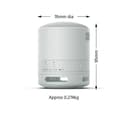 Sony SRS-XB100 Portable Bluetooth Speaker - Light Grey thumbnail 2