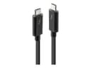 Lindy 2m Thunderbolt 3 Passive Cable, USB-C to USB-C, 20Gbps, 100W PD, Black thumbnail 2
