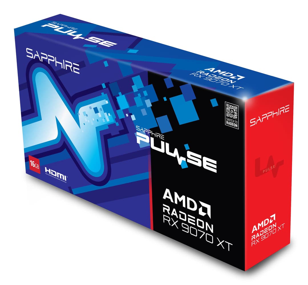 Sapphire PULSE AMD Radeon RX 9070 XT 16 GB GDDR6 Graphics Card - Image 6