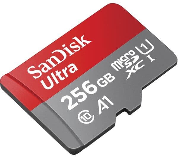 SANDISK Ultra Class 10 microSDXC Memory Card, U1 A1 - 256 GB with SD Adapter - Image 1