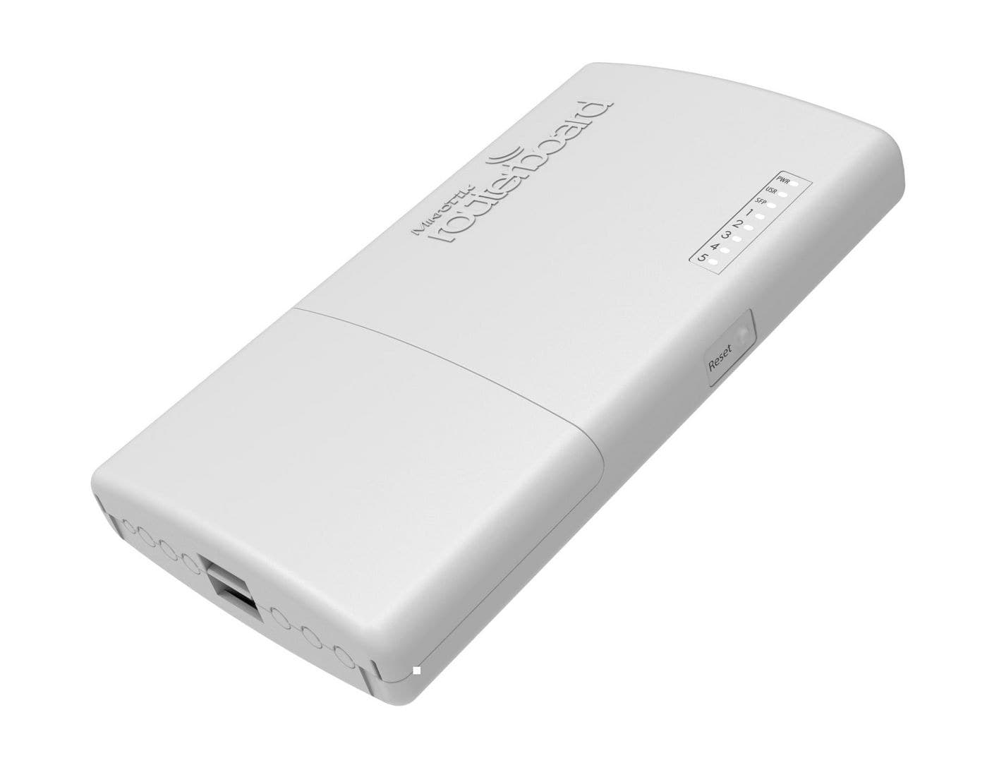 MikroTik PowerBox Pro RB960PGS-PB 5-Port Gigabit Outdoor Router with 4x PoE-Out and SFP, 128MB RAM, RouterOS L4