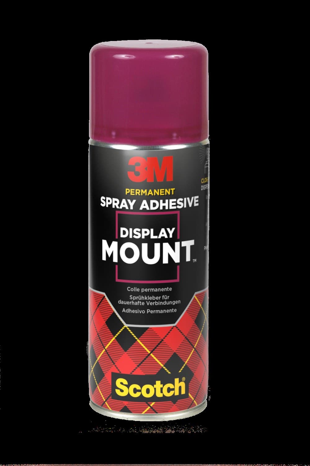 Scotch Display Mount Permanent Adhesive Spray CFC Free 400ml - Image 1