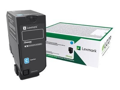 Lexmark - cyan - original - toner cartridge - LCCP, LRP