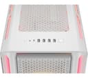 CORSAIR iCUE LINK 5000T LX RGB ATX Mid-Tower PC Case - White thumbnail 4