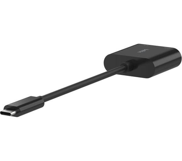 Belkin INC019BTBK USB Type-C to Gigabit Ethernet + Charge Adapter 100W Black - Image 4