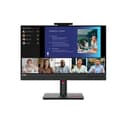 Lenovo ThinkVision T24v-30 23.8" FHD IPS 75Hz Webcam Speakers VGA DisplayPort HDMI Monitor thumbnail 1
