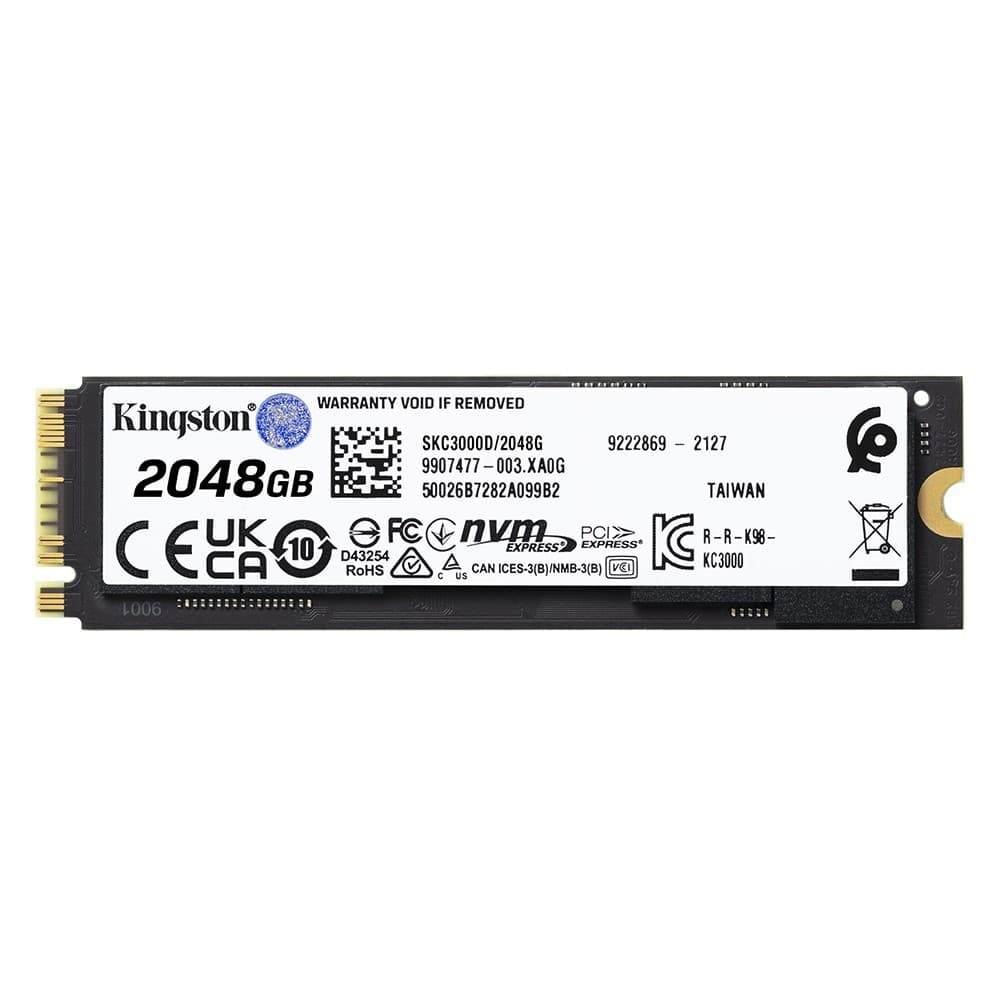 Kingston KC3000 2TB M.2 2280 NVMe PCIe 4.0 SSD (SKC3000D/2048G) - Image 3